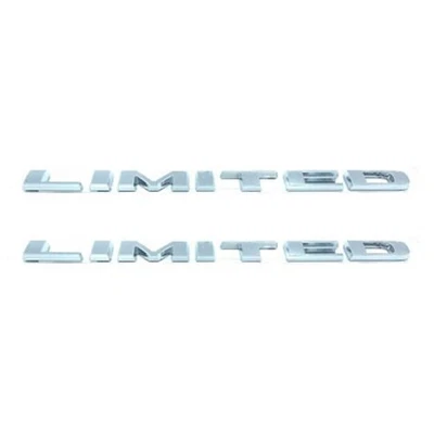 Juego de 2 emblema de puerta trasera cromada OEM 13-26 RAM 1500 2500 3500 LIMITED 68363040AB Foto 1 de 4