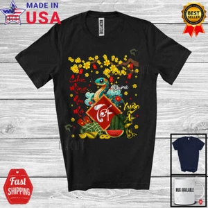 Custom Name Chuc Mung Nam Moi; Vietnamese Lunar New Year Snake; Flowers T-Shirt - Picture 1 of 7