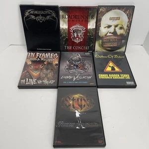 Heavy Metal DVD Lot Of 7 In Flames, Styx, Bodom, Trustkill, Metalocalypse.... - Picture 1 of 22