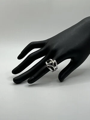 Lia Sophia NWT “Tulip” Silver Tone Ring Size 6 - Image 1 of 4