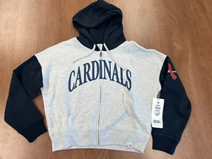 ST LOUIS CARDINALS 47 RIPLEY COLOR BLOCKED WOMENS FULL ZIP SWEATSHIRT S NEW $95 - Picture 1 of 9