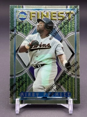 1995 Topps Finest - Kirby Puckett #167 Minnesota Twins - Image 1 of 2
