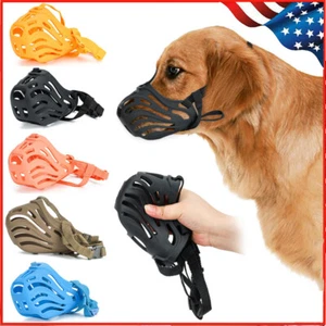 Museruola Per Cani Regolabile In Morbido Silicone Accessori Per L' A - Imagen 1 de 25