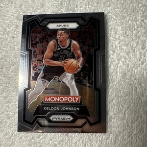 2023-24 Panini Prizm Monopoly Keldon Johnson SILVER Prizm Spurs 79 - Picture 1 of 2