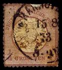 1872 DEUTSCHES REICH GROSSES SCHILD #14 - GEBRAUCHT - LEBENSLAUF $ 47,50 (ESP #8845)