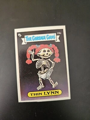 Thin Lynn 29b - The Garbage Gang Card 1985 Rare Australian Release  - Image 1 of 2
