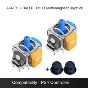 AKNES × HALLPI TMR Electromagnetic Anti-Drift Joystick PS4 Switch Pro PS5 Repair - Imagen 1 de 18