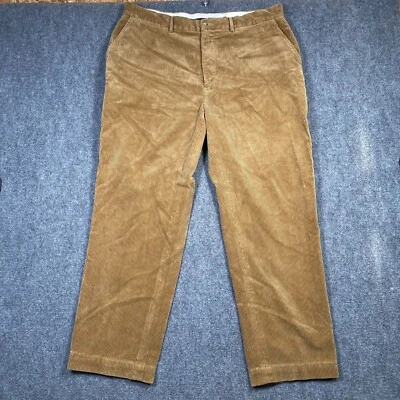Polo Ralph Lauren Corduroy Pants Men Size 38x30 Brown Y2K Vtg - Image 1 of 4