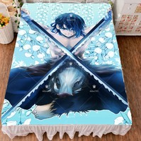 Anime Demon Slayer Kimetsu No Yaiba Bedds Bed Sheets Blanket Gift 150 0cm Y11 Home Garden Bedding