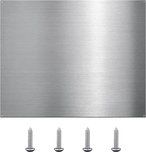 Stainless Steel Back-Splash Protector 30" X 24" - Picture 1 of 11