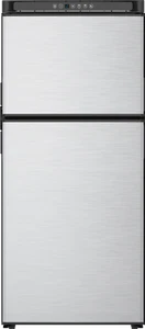 Norcold 8.2 Cu. Ft. Dual Compartment 2-Door Refrigerator w/Freezer, Silver - Picture 1 of 2
