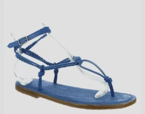 Free People Caroline Cali Sandals Blue Size 6/36 - Picture 1 of 6