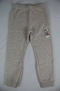 Toddler Girls Jogger Pants Size 3T Fleece Jogging Sweats Bottoms Soft Oatmeal - Picture 1 of 2