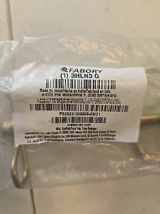 NEW FABORY 3HLN3 G   ZINC  5/8 4-3/4"   Ships Fast/FREE from the USA - Picture 1 of 2