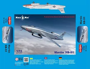 Bombardero experimental Mikromir 72025 Martin XB-51, 1/72 - Imagen 1 de 5