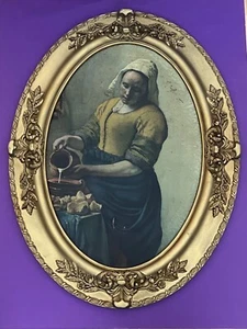 Large Antique Gesso Oval  Wood Frame. - Picture 1 of 6