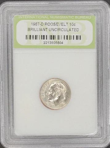 1987-D 10c Roosevelt Dime  *No Reserve* #2213505504 Cover