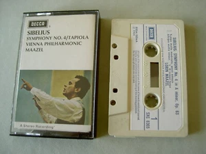 SIBELIUS Symphony No. 4/Tapiola Maazel cassette - Picture 1 of 2