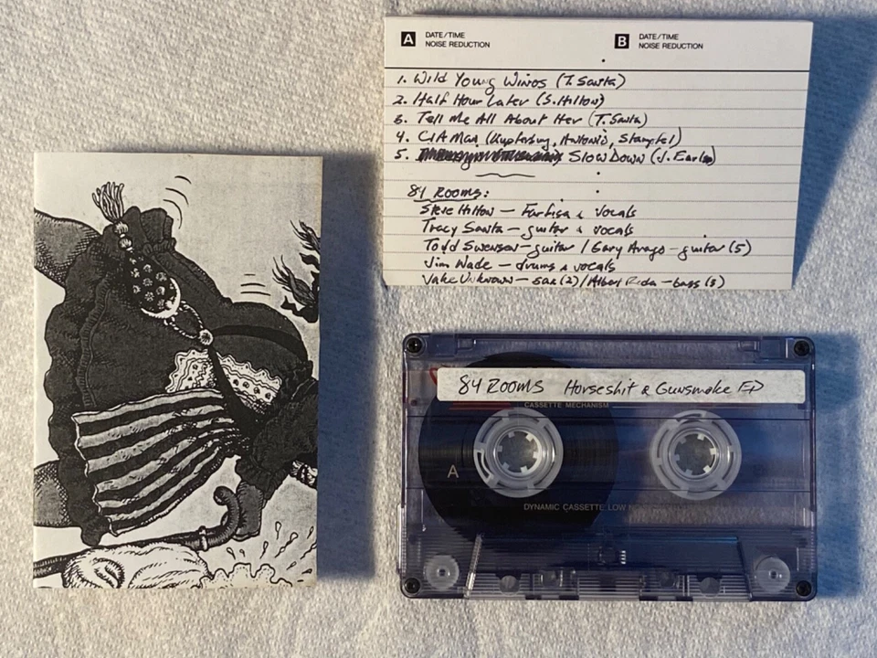 84 Rooms - Horseshit & Gunsmoke US orig' private Demo cassette TESTED - Image 1 of 1