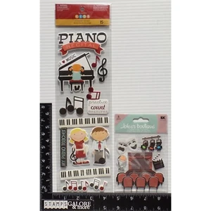 JOLEE'S ÁLBUM DE RECORTES ADORNOS PIANO RECITAL NOTAS PROFESOR DRAMA ETAPA 1825 - Imagen 1 de 3