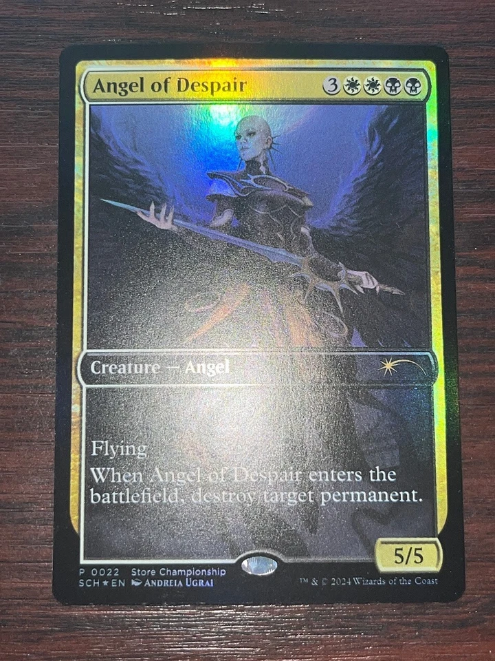 1x FOIL ANGEL OF DESPAIR - Store Championship Promo - MTG - Magic the Gathering - Immagine 1 di 1