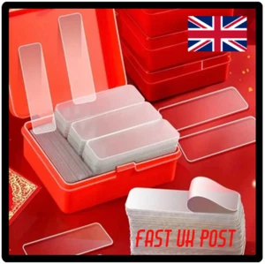 Mounting Tabs Double Sided Tape Sticky Pads Adhesive Clear Pads Kraft Small 3.8 - Picture 1 of 9