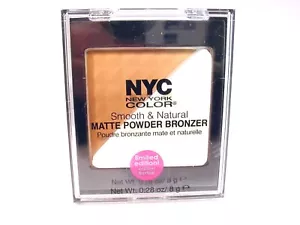 NYC SMOOTH & NATURAL MATTE POWDER BRONZER .28 OZ #0151 SUN GLOW - Picture 1 of 2