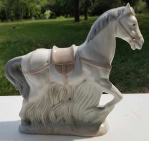 Rare Vintage Porcelain Nativity Horse By Mirmasu Gray Grey Made in Spain NMINT - Picture 1 of 13