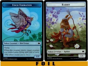 1x - FINCH FORMATION \\ RABBIT (#06/05) Token - FOIL - Bloomburrow - NM MTG - Picture 1 of 1