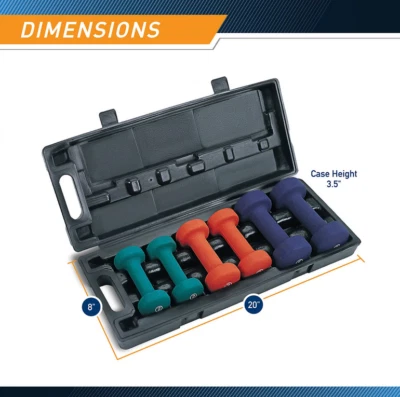 Conjunto de halteres de neoprene Marcy - Imagem 1 de 4