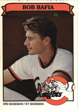 1989 Charlotte Knights Team Issue #22 Bob Bafia