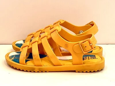 Sandalias Mini Melissa Mel Dreamed By Melissa Mickey Mouse & Friend Amarillas Talla 11 Foto 1 de 4