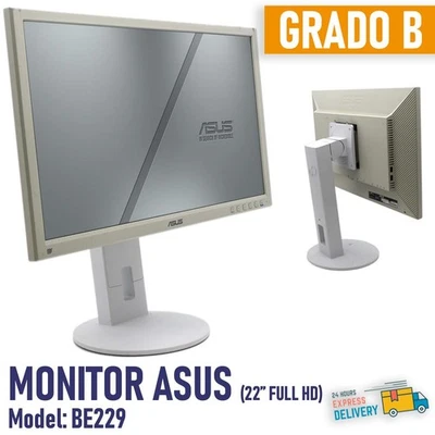 Asus 22" Be229 Full HD Multimedialer LCD Bildschirm Monitor Refurbished - Bild 1 von 4