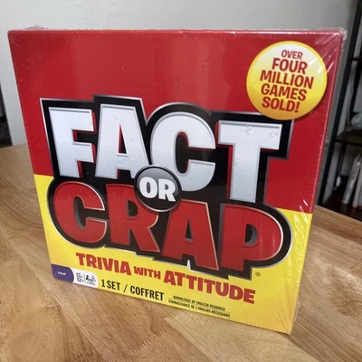 Fact or Crap Board Game Family Game Trivia with Attitude English NWT Sealed $30 - Image 1 of 4