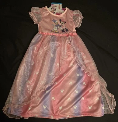 Vestido Fantasía Disney Minnie Mouse y Margarita Rosa Talla 4T Foto 1 de 4