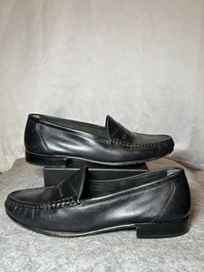 Bally of Suiza Zapatos Hombre Cuero Negro Talla 9w 20260 - Imagen 1 de 9