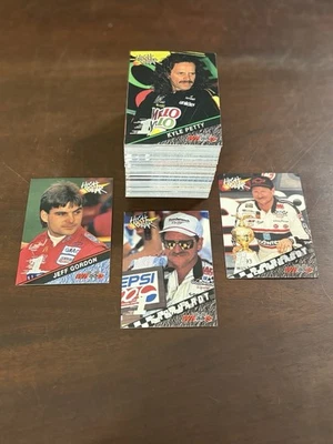 1994 Wheels Racing High Gear Silver 1st Day Lot of 95 NEAR MINT NASCAR Cards - Image 1 of 4