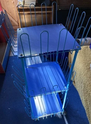 TTS Blue Children’s Wellie Boot Indoor Outdoor Trolley Stand Storage  - Image 1 of 4