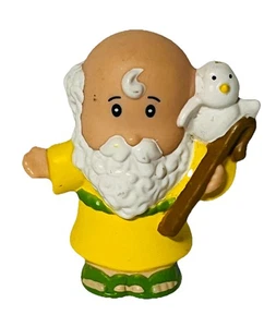 Fisher Price Little People Noah's Ark Replacement Toy Figure Noah Holding Dove - Picture 1 of 11