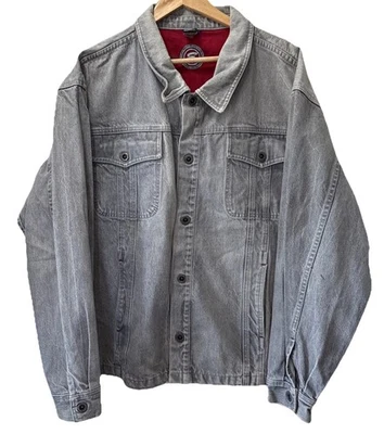Enyce Gray Denim Jacket Men’s Sz XL Slightly Thrashed Fall Casual Vtg - Image 1 of 4