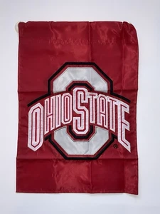 Ohio State Buckeyes 12 x 18 doppelseitige Gartenflagge Banner rot - Bild 1 von 5