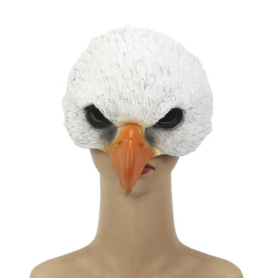 Eagle Head Shaped Mask Unique Animal Face Mask for Club Roles Play Stage Show - Image 1 of 4