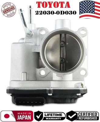 ✅ Cuerpo de acelerador GENUINO para Toyota Corolla Matrix 2005-2008 1,8 L #22030-0D030 Foto 1 de 2