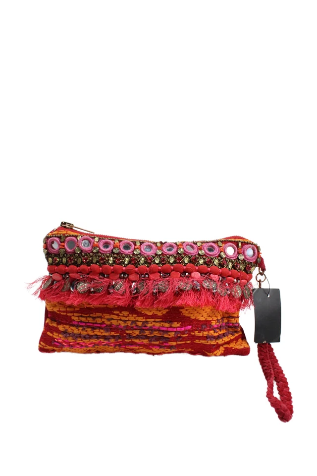 Muñequera roja adornada Matthew Williamson para mujer Foto 1 de 4