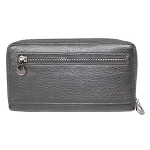 Leather Checkbook Wallet Credit Card Holder - Bild 1 von 3