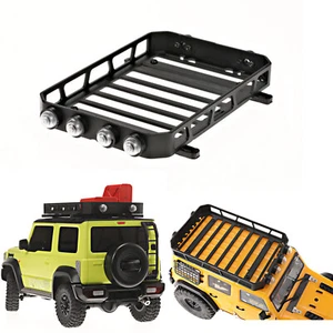 Metal Luggage Rack Roof Top LED Light Kits for 1/24 AXIAL SCX24 RC Crawler Car - Picture 1 of 11