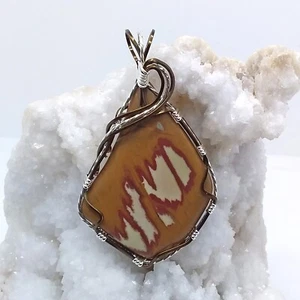 Original Owyhee Picture Jasper, wire-wrapped, necklace, #2053 - Picture 1 of 6