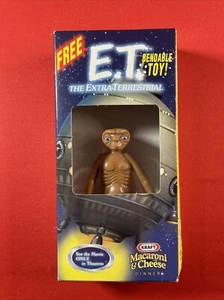Vintage 2002 Kraft Mac & Cheese ET Extra Terrestrial Bendable Toy Figure Box Damage - Bild 1 von 7