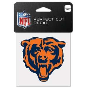 Chicago Bears 4" x 4" Face Team Logo Truck Car Auto Window Die Cut Decal Color - Picture 1 of 1