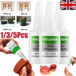 5Pcs Welding Tree Frog Oily Glue Plastic Universal Wood Metal Rubber Repair UK - Picture 1 of 20